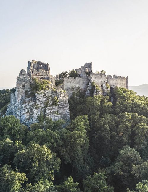 Fotografovanie dronom na hrade Gýmeš