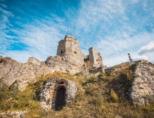 Fotografovanie zrúcaniny Levického hradu